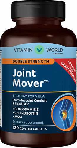 Viên uống Vitamin World Double Strength Joint Mover 120 viên của Mỹ