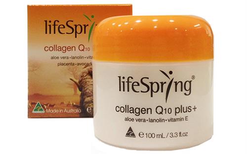 Kem nhau thai cừu Úc LifeSpring Collagen Q10 Plus + Lô hội, mỡ cừu và vitamin E