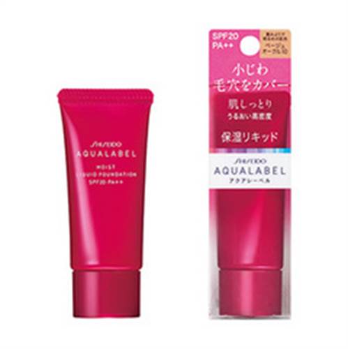 Kem nền Shiseido Aqualabel Moist Liquid Foundation SPF20 PA++ màu đỏ số 10: Màu sáng nhất
