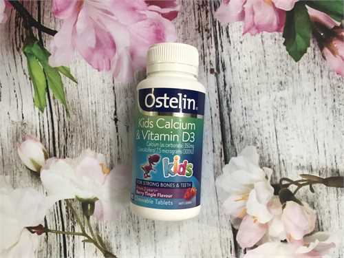 Calcium Ostelin Kids Vitamin D3 của Úc - Viên bổ sung canxi và vitamin D3 cho bé hôp 90 viên