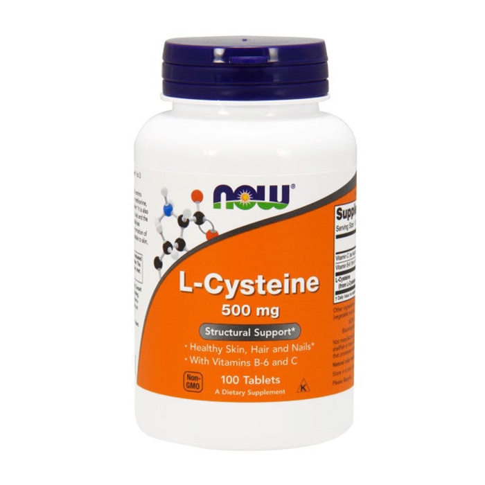 Viên uống bổ sung LCysteine 500mg Now 100 viên