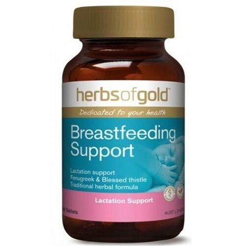 Viên uống lợi sữa Herbs of Gold Breastfeeding Support hộp 60 viên của Úc