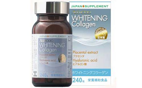 Whitening Collagen Aishodo - Viên uống trắng da, trị nám, chống lão hoá Nhật Bản