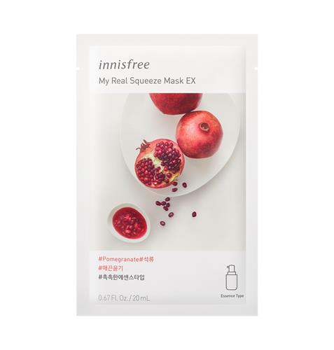 Mặt nạ giấy Innisfree  My Real Squeeze Mask EX 20ml Hàn Quốc