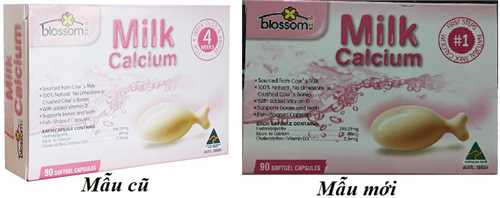 Sữa canxi cho bé - Milk Calcium Blossom For Kids của Úc hộp 90 viên