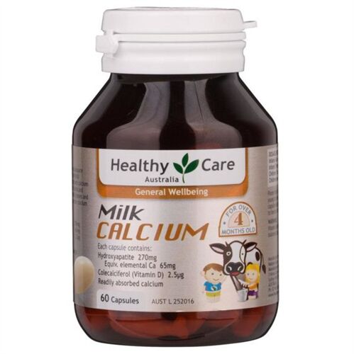  Viên sữa canxi cho bé Milk Calcium Healthy Care 60 viên Úc