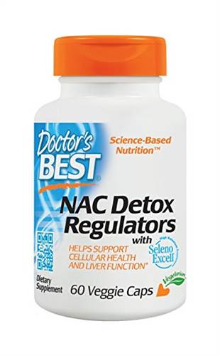 VIÊN UỐNG GIẢI ĐỘC CƠ THỂ - DOCTOR'S Best NAC Detox Regulators with Seleno Excell hộp 60 viên