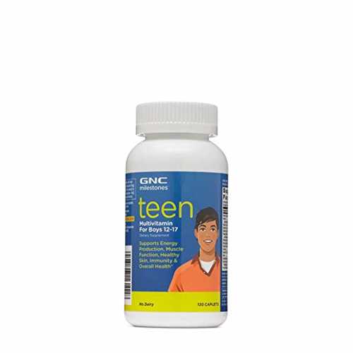 Viên uống GNC milestones Teen Multivitamin for Boys 12-17 của Mỹ 120 viên