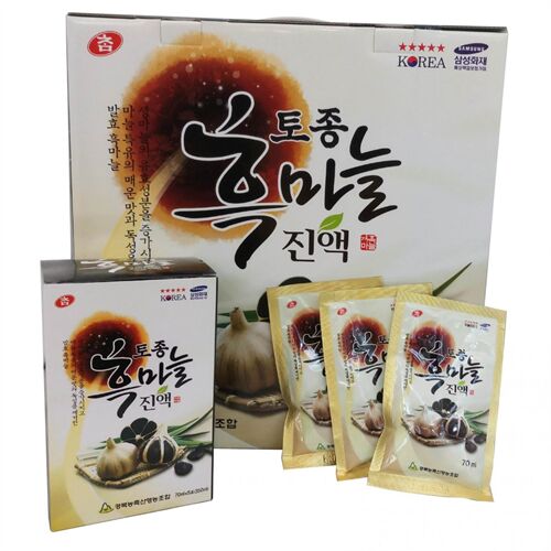 Nước tỏi đen Kanghwa SamSung hộp 30 gói x 70ml của Hàn Quốc