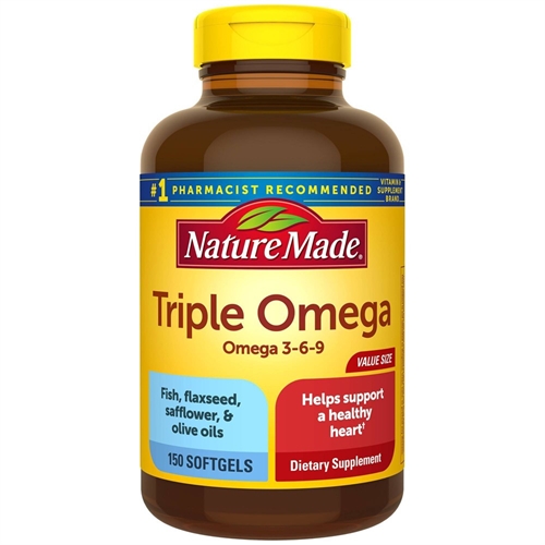 Viên uống bổ sung Nature Made Triple Omega  3-6-9 150 viên của Mỹ