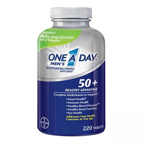 ONE A DAY Men's 50+ Advantage Vitamins, 220 viên, xuất xứ Mỹ