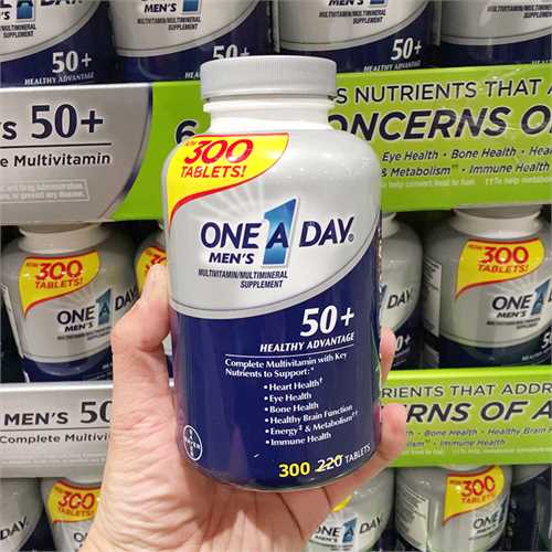 ONE A DAY Men's 50+ Advantage Vitamins,300 viên của Mỹ