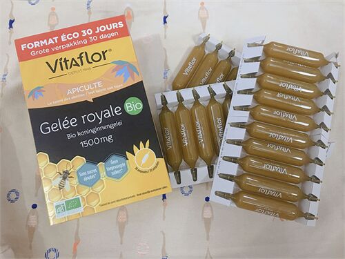Sữa Ong Chúa Vitaflor Gelée Royale Bio 1500mg 30 ống của Pháp