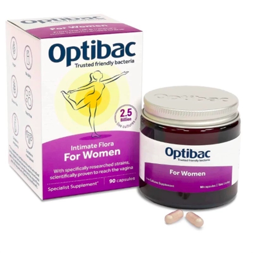 Viên uống Men vi sinh OptiBac Probiotics for women hộp 90 viên của Anh