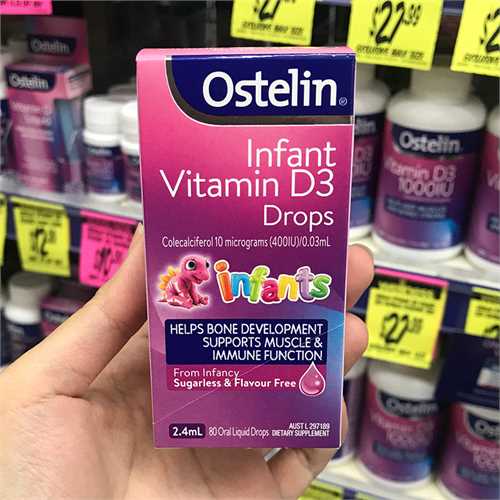 Ostelin Infant Vitamin D3 Drops 2.4ml dành cho trẻ dạng giọt của Úc