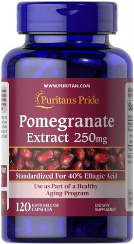Viên Uống Puritan's Pride Pomegranate Extract 250mg Hộp 120 Viên của Mỹ