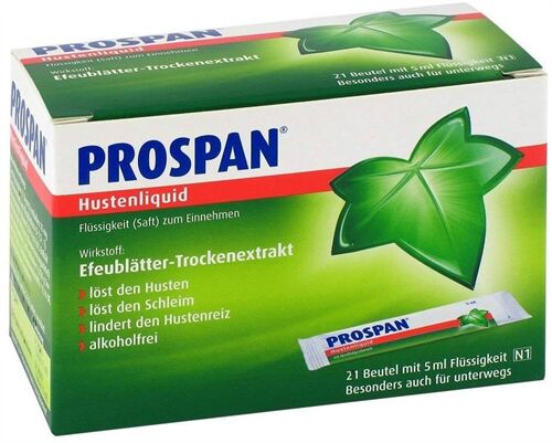 Siro thảo dược Prospan Hustenliquid 21 gói 5ml của Đức
