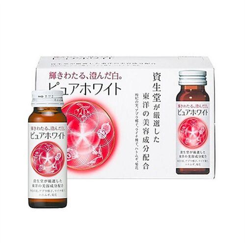 Nước uống bổ sung collagen giúp làm trắng da Pure White của Shiseido Nhật Bản