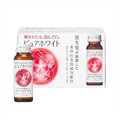 Nước uống bổ sung collagen giúp làm trắng da Pure White của Shiseido Nhật Bản