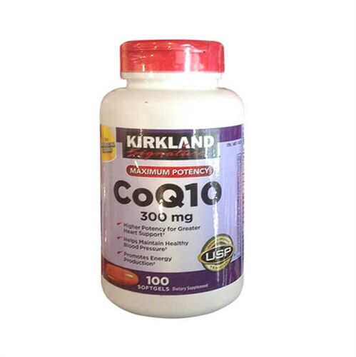 Viên uống CoQ10 300mg Kirkland của Mỹ hộp 100 viên