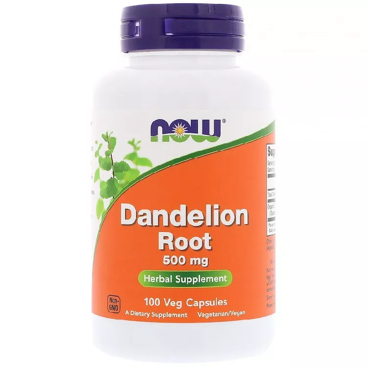 Viên uống rễ bồ cȏng anh Now Dandelion Root 500 mg 100 viên của Mỹ