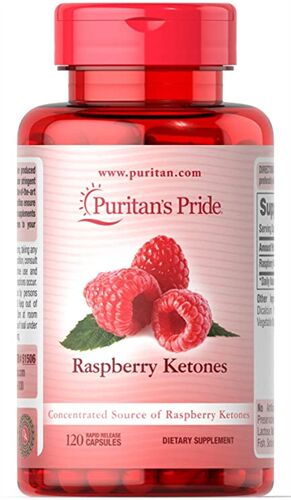 Viên uống Puritan's Pride Raspberry Ketones 100 mg 120 viên của Mỹ