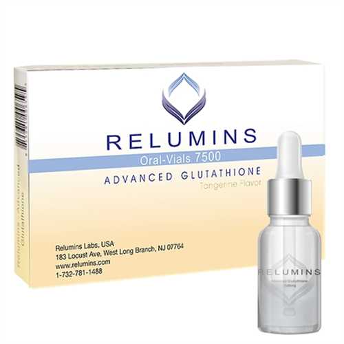 Bộ ngậm trắng da Relumins Oral Vials 7500 Advanced Glutathione