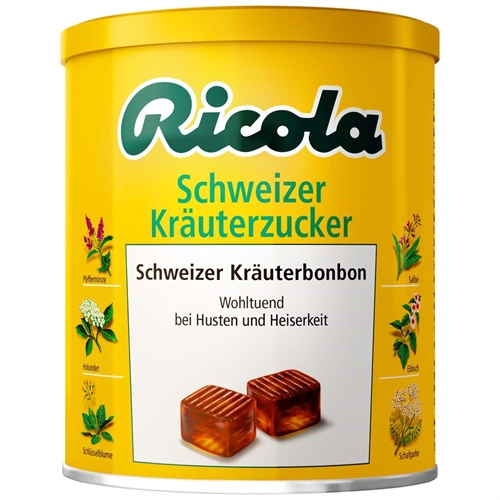Kẹo ngậm thảo dược Ricola Schweizer Krauterbonbon 250g của Đức