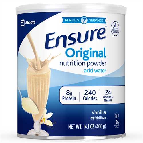 Sữa bột Ensure Original Nutrition Powder hộp 400g của Mỹ