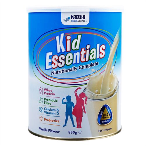 Sữa bột Nestlé Kid Essentials 850g vị vani cho bé 1 - 10 tuổi của Úc