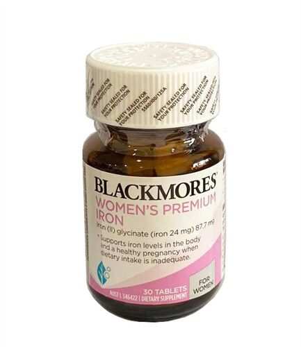 Viên uống bổ sung sắt cho bà bầu Blackmores Pregnancy Iron hộp 30 viên của Úc