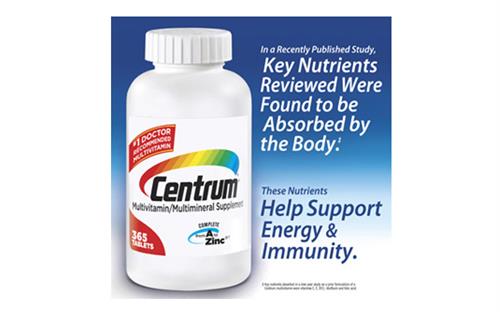 Centrum multivitamin 365 viên của Mỹ  - Vitamin cho người từ 18 - 49 tuổi 