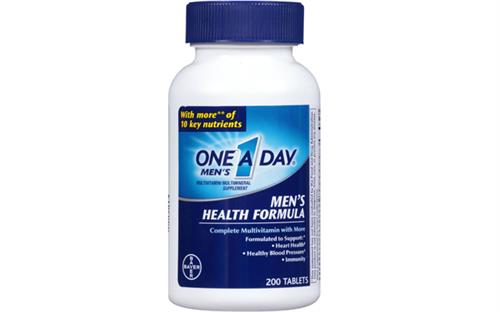 ONE A DAY Men Health Formula Vitamins, 200 viên của Mỹ - Cho nam dưới 50 tuổi
