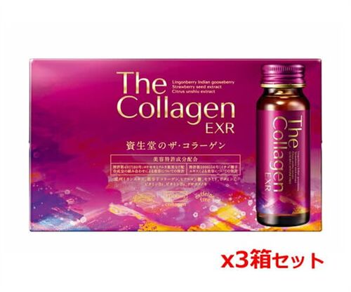 Nước uống The Collagen Shiseido EXR của Nhật, hộp 10 lọ