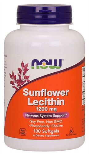 Viên Uống Now Foods Sunflower Lecithin 1200mg 100 viên của Mỹ