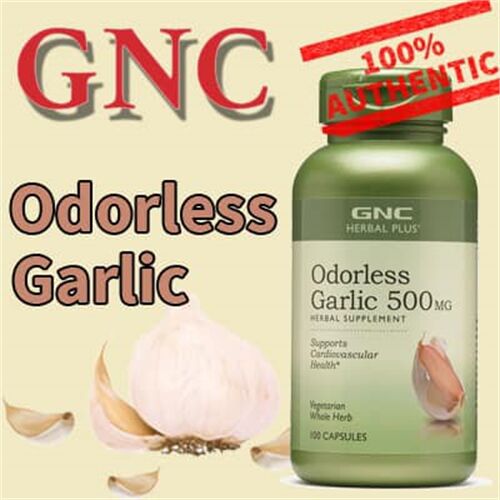 Viên uống tinh dầu tỏi GNC Odorless Garlic 500 Mg 100 viên của Mỹ