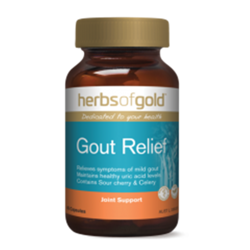 Viên uống Gout herbsofgold Gout Relief hộp 60 viên của Úc