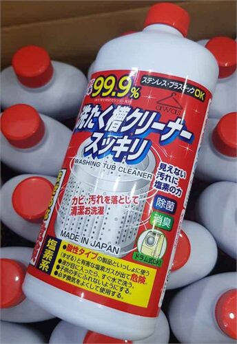Nước tẩy vệ sinh lồng máy giặt Rocket 99,9% 550g của Nhật Bản