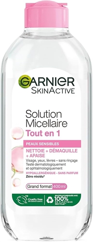 Nước tẩy trang Garnier Skin Active Micellar Cleansing Water 700ml màu hồng của Pháp