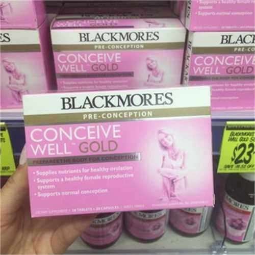 Viên uống Blackmores Conceive Well Gold hộp 56 viên của Úc - Tăng khả năng thụ thai cho phụ nữ