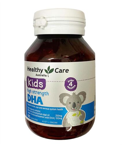 Viên uống Healthy Care Kids DHA 60 viên của Úc