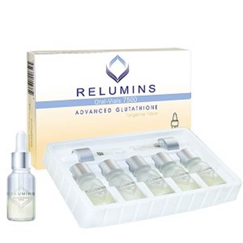 Bộ ngậm trắng da Relumins Oral Vials 7500 Advanced Glutathione