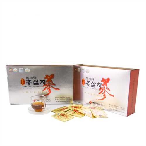 Trà hồng sâm Daedong hộp 100 gói của Hàn Quốc - Korean Red Ginseng Tea 