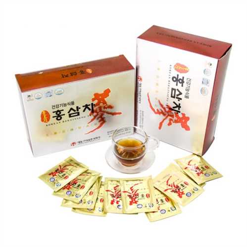 Trà hồng sâm Daedong hộp 50 gói của Hàn Quốc - Korean Red Ginseng Tea 