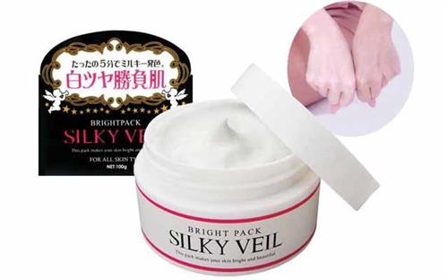 Kem trắng da toàn thân Silky Veil Nhật Bản - hộp 100g