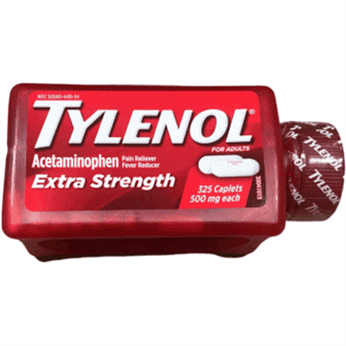   Tylenol Extra Strength acetaminophen pain reliver fever reducer 500 mg 325 viên của Mỹ