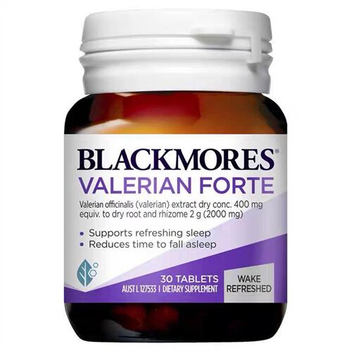 Blackmores Valerian Forte 2000mg 30 viên - Viên uống hỗ trợ điều trị mất ngủ của Úc 