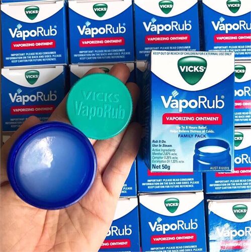 Dầu ấm ngực giảm ho Vicks VapoRub Vaporizing Ointment 50g