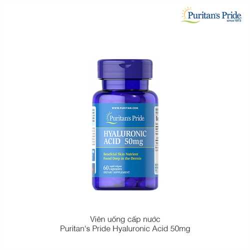 Viên uống Puritan's Pride Hyaluronic Acid 50 mg 60 viên