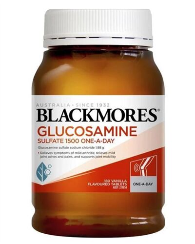 Viên uống Blackmores Glucosamine 1500mg hộp 180 viên của Úc